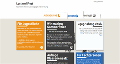 Desktop Screenshot of lustundfrust.ch